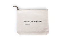 Load image into Gallery viewer, Canvas Zippered Pouch - Stevie Nicks