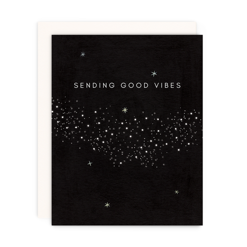 Sending Good Vibes Greeting Card