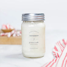 Load image into Gallery viewer, Antique Candle Company - Peppermint Mason Jar Candle, Large